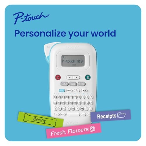 Brother P-Touch PT-N20 Personal Desktop Label Maker, Portable, Handheld and Prints, P-Touch Btag