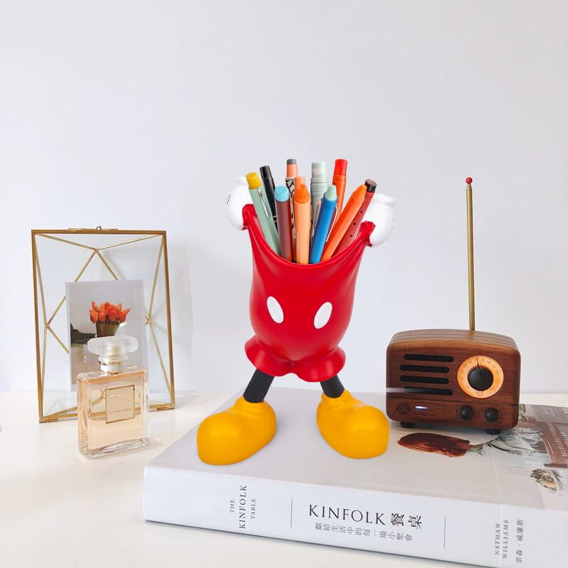 LA KEN DU Cute Pen and Pencil Holder for Desk, Kids Small Desktop Marker Organizer and Storage Cup