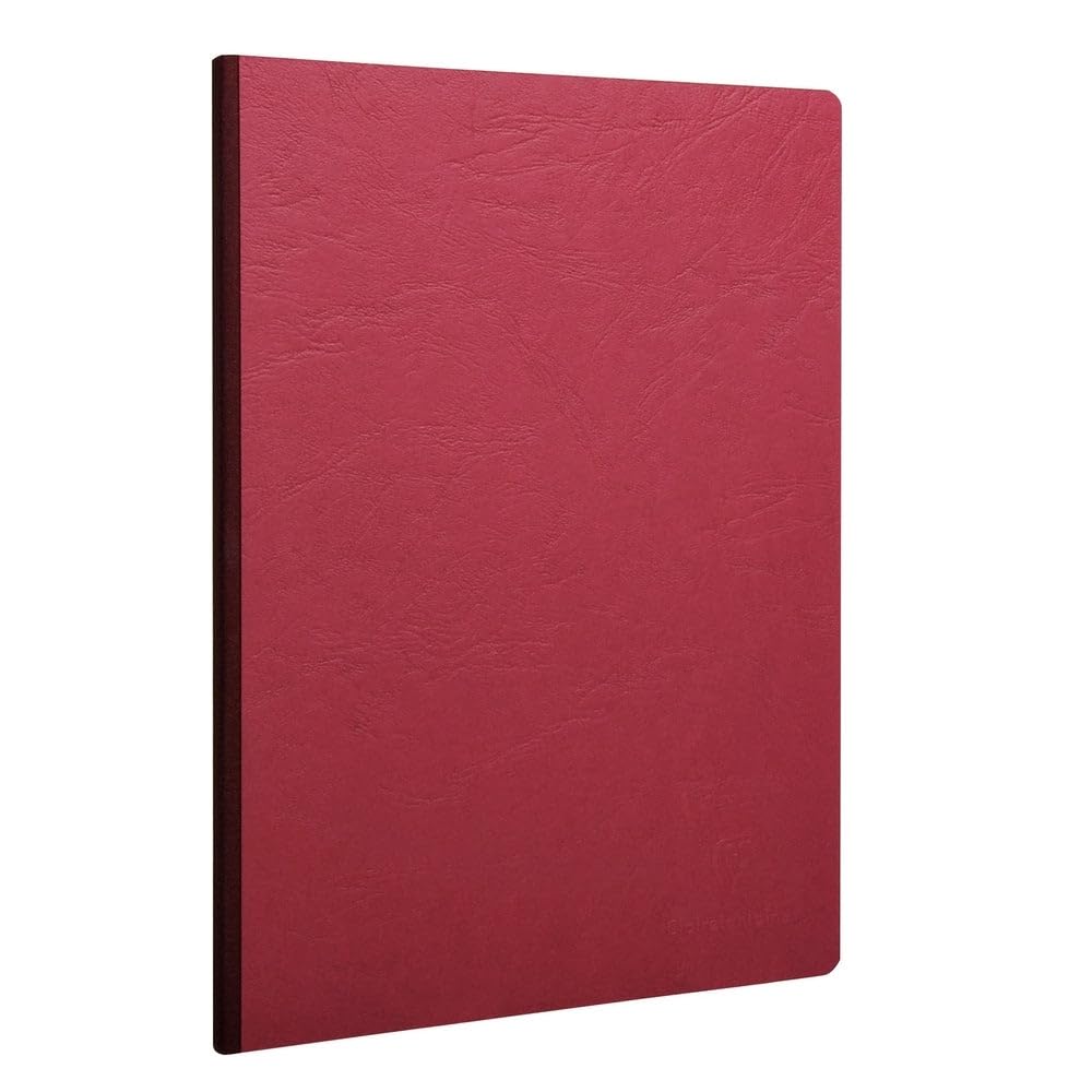 Clairefontaine 'Age Bag' Clothbound Notebook, A4, Lined, 192 Pages - Red