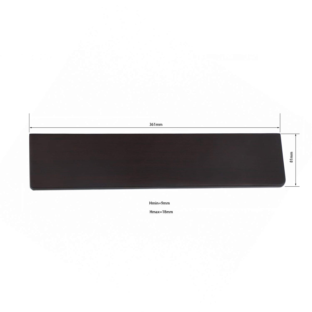 87 Keyboard Wrist Rests Ugyen Wood for TKL Keyboard Typing Wrist Support