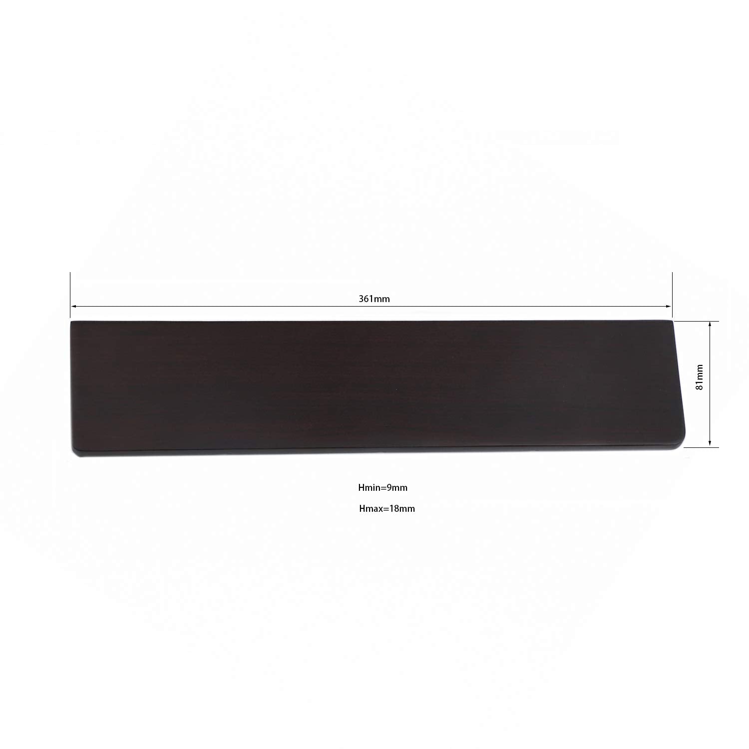 87 Keyboard Wrist Rests Ugyen Wood for TKL Keyboard Typing Wrist Support