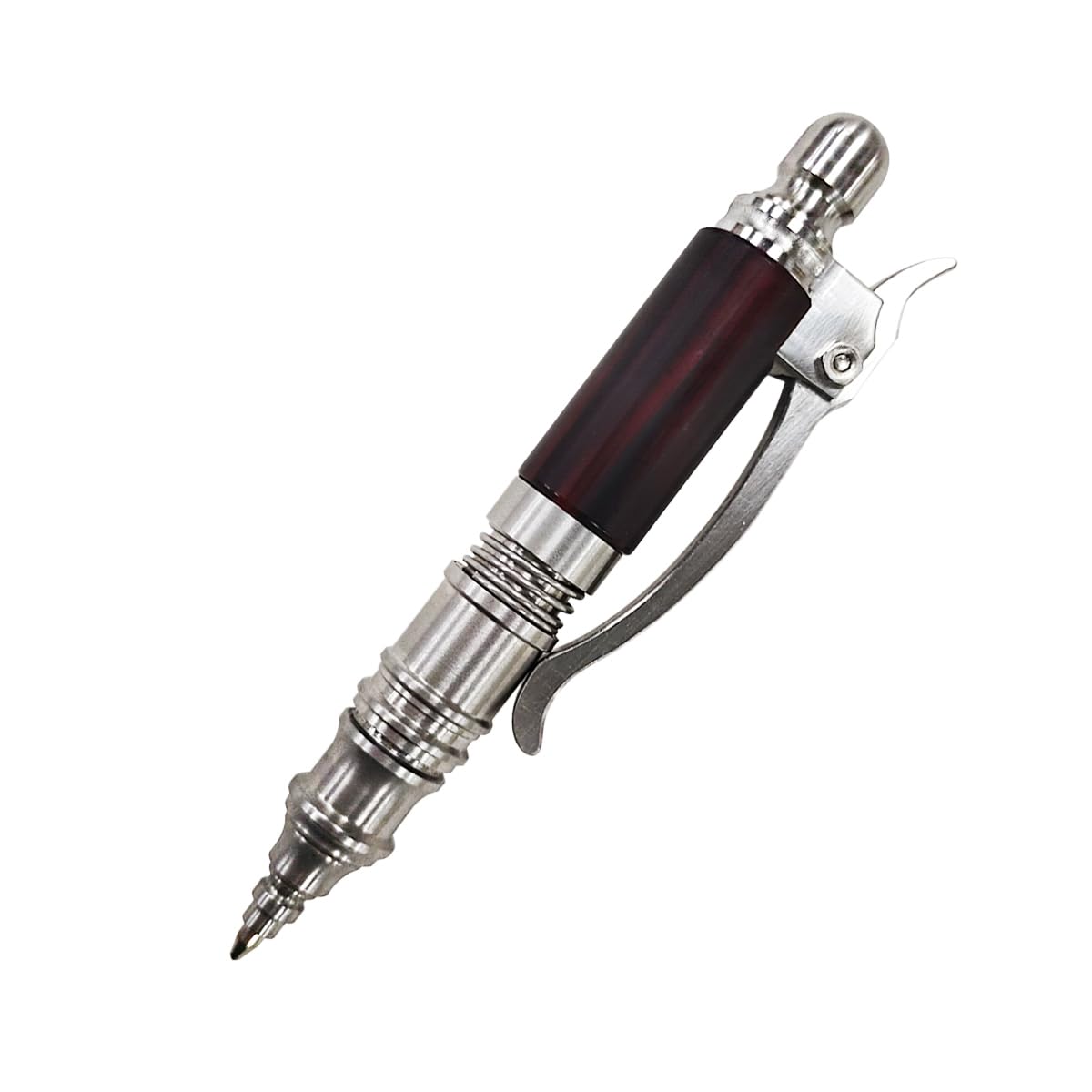 Dr. Metalleung Compact Stainless Steel Bolt Action Pen: The Ultimate Pocket - Sized EDC Essential
