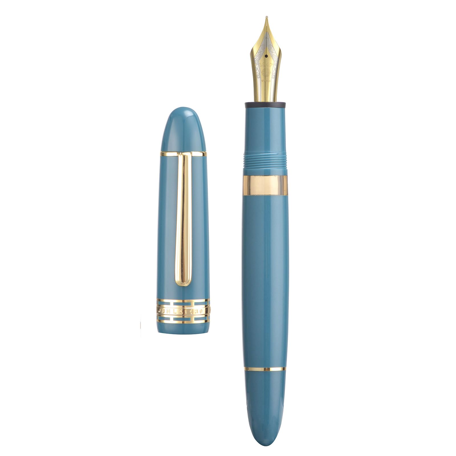 Wikult Yongsheng Junlai 630 Acrylic Fountain Pen, Size 8 Medium Nib with Piston Filling System