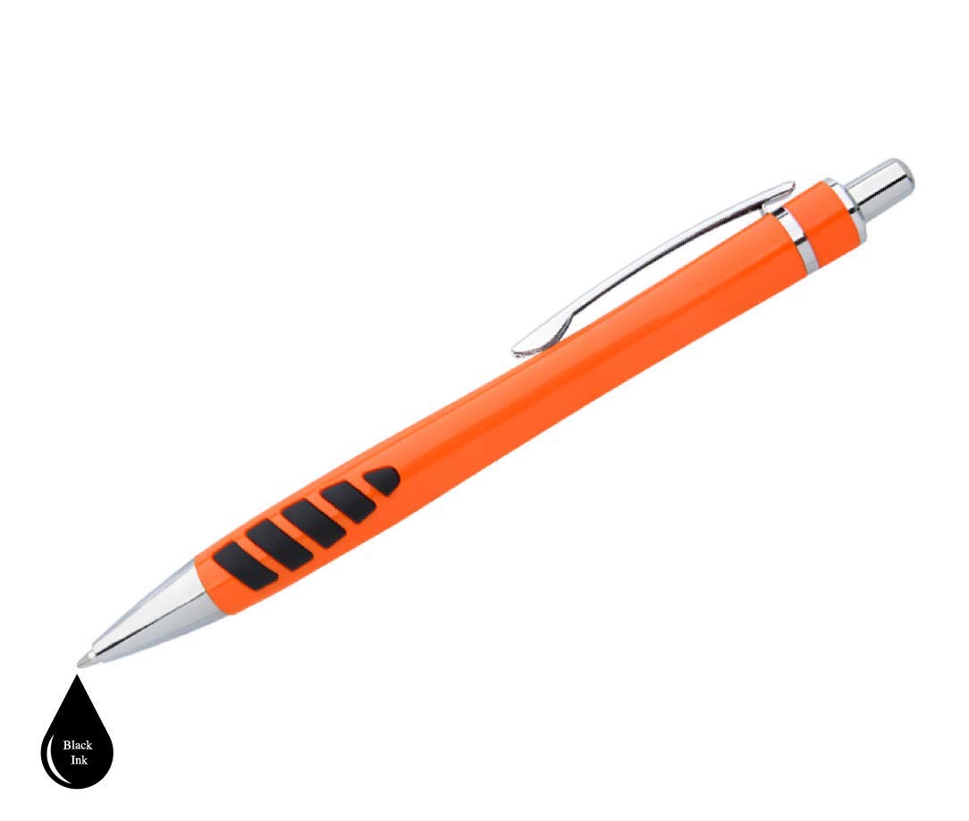 ExpressDesigns™ - Your Name or Imprint on our Custom Printed Addison Ballpoint Pen - Rubber Grip
