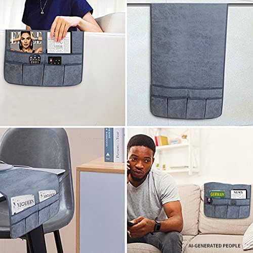 HAOMAIJIA Sofa Armrest Organizer, Remote Control Holder for Recliner Couch