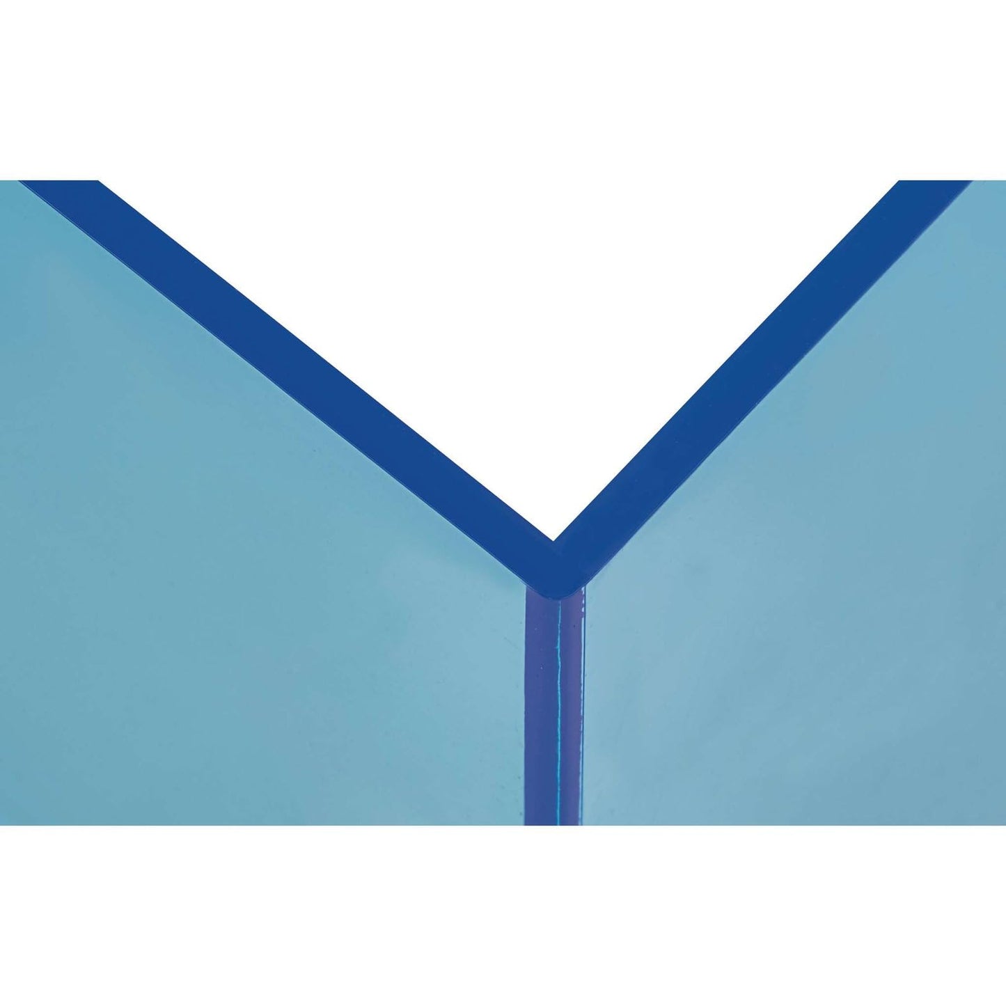 Maul Pack of 2 Premium Acrylic Bookends 10 x 10 x 13 cm Neon Blue