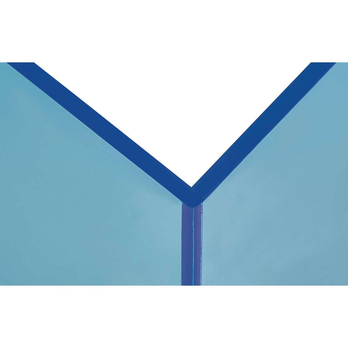 Maul Pack of 2 Premium Acrylic Bookends 10 x 10 x 13 cm Neon Blue