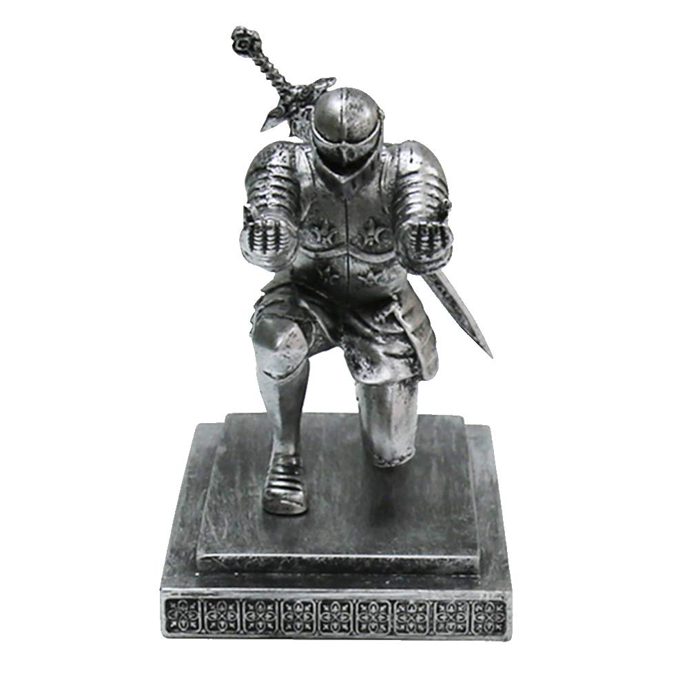 AMJUDOT Knight Pen Holder Magnetic Cool Desk Accessories and Organizers Executive Soldier Knight