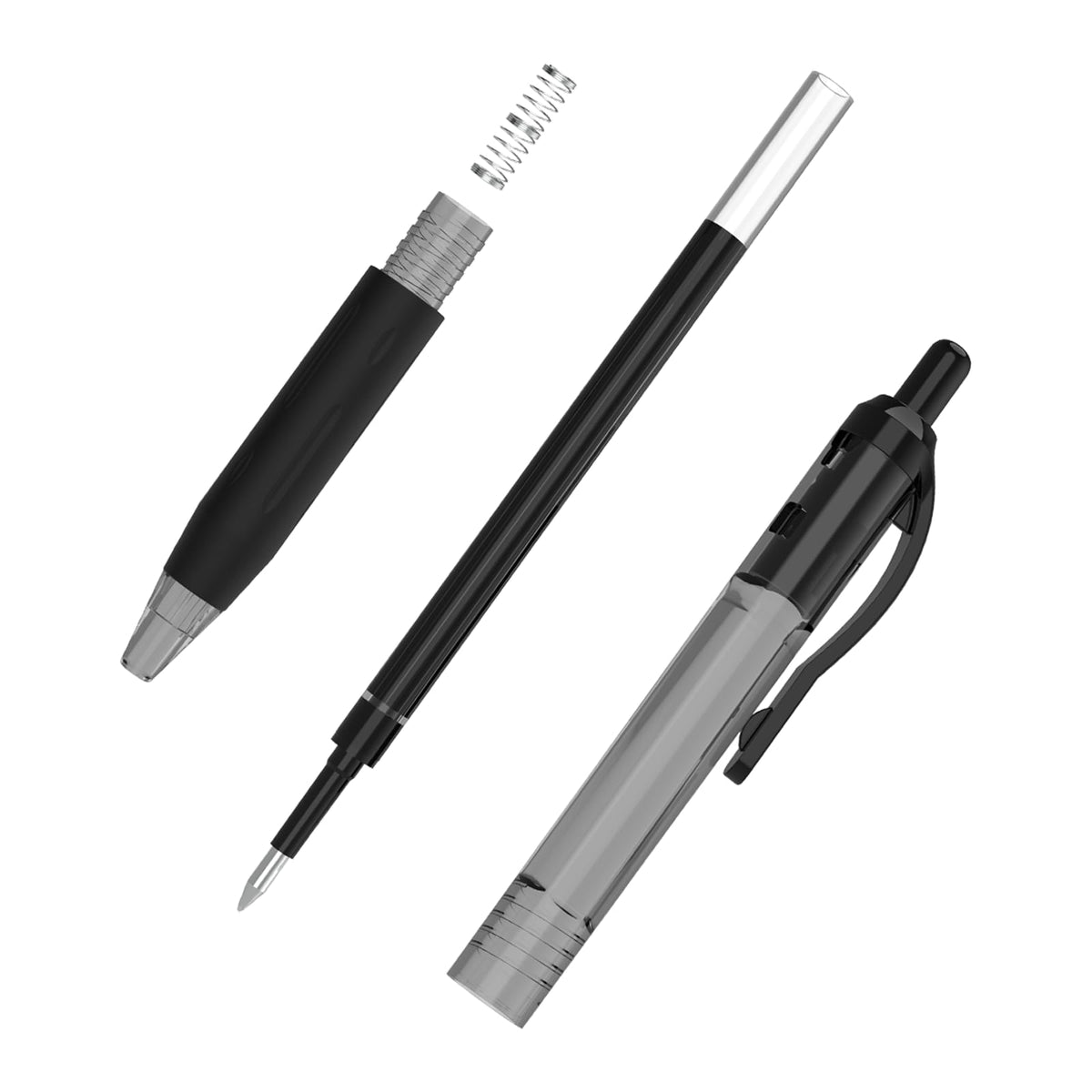 EYEYE G-103 Retractable Gel Pens Black 0.7mm, 25 Pack Medium Point Gel Ink Pens Quick Drying, 0.7