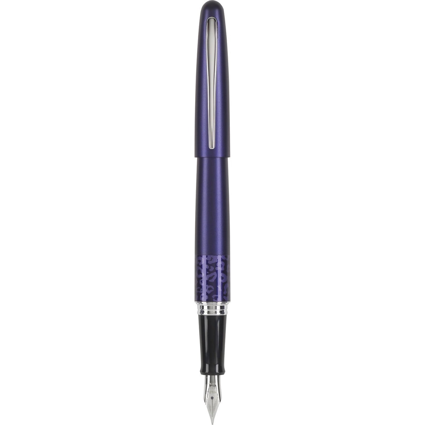 PILOT MR Animal Collection Fountain Pen in Gift Box, Matte Plum Barrel with Leopard Accent, Medium