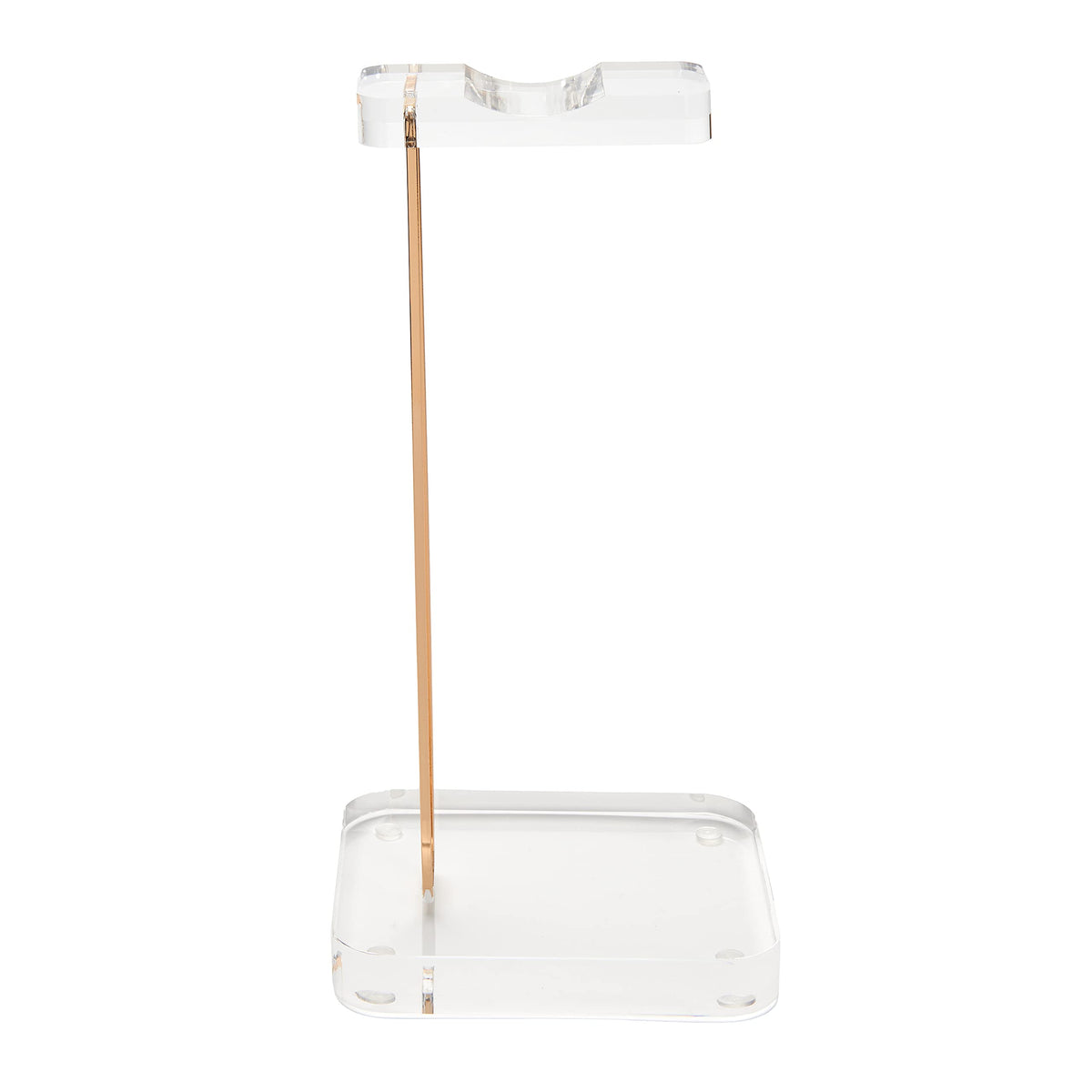 russell+hazel Acrylic Headphone Stand with Gold Hardware, Clear
