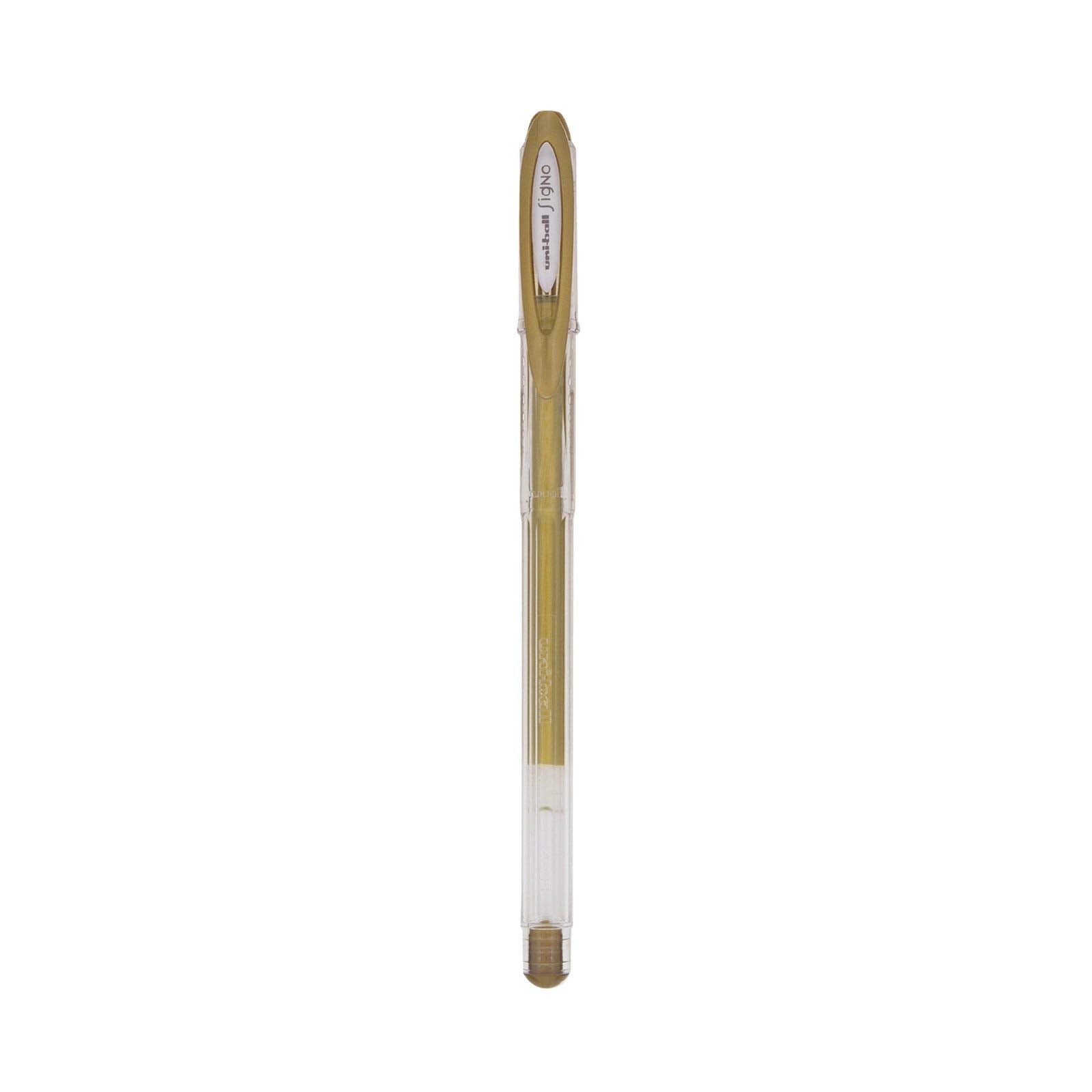 uni-ball Mitsubishi Pencil - 8 Signo Gel Ink Rollerball Pens - Metallic Colours - 0.8 mm Tip