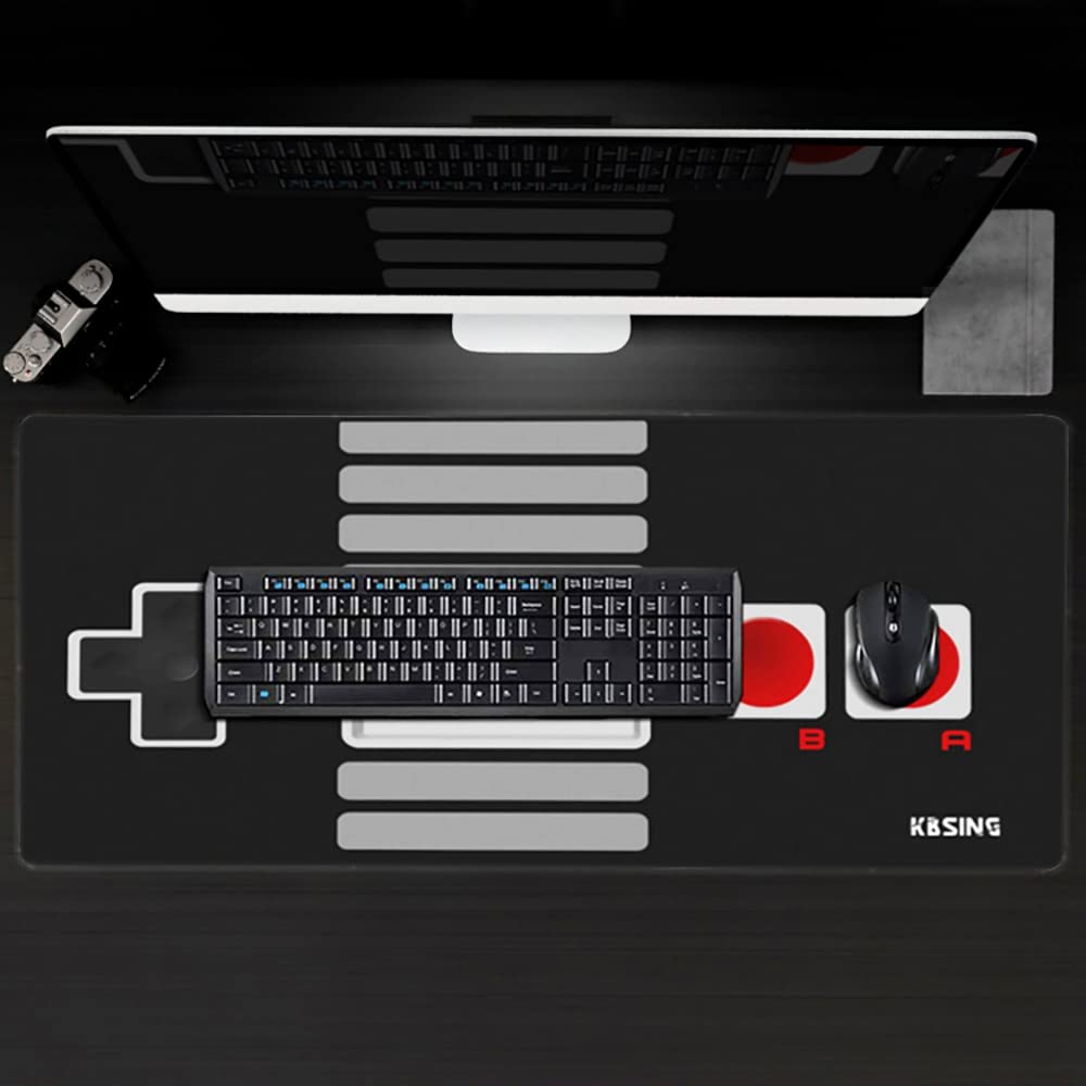 Gaming Mouse Pad - Extended Keyboard Mouse Pad Mat, Large PC Laptop Game Mouse Mat Huge Desk Pad