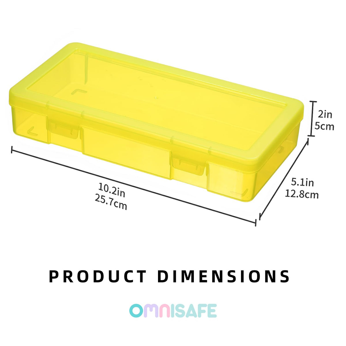 OMNISAFE 9 Pack Medium Colored Plastic Hobby Art Craft Organizer, Mini Plastic Storage Containers