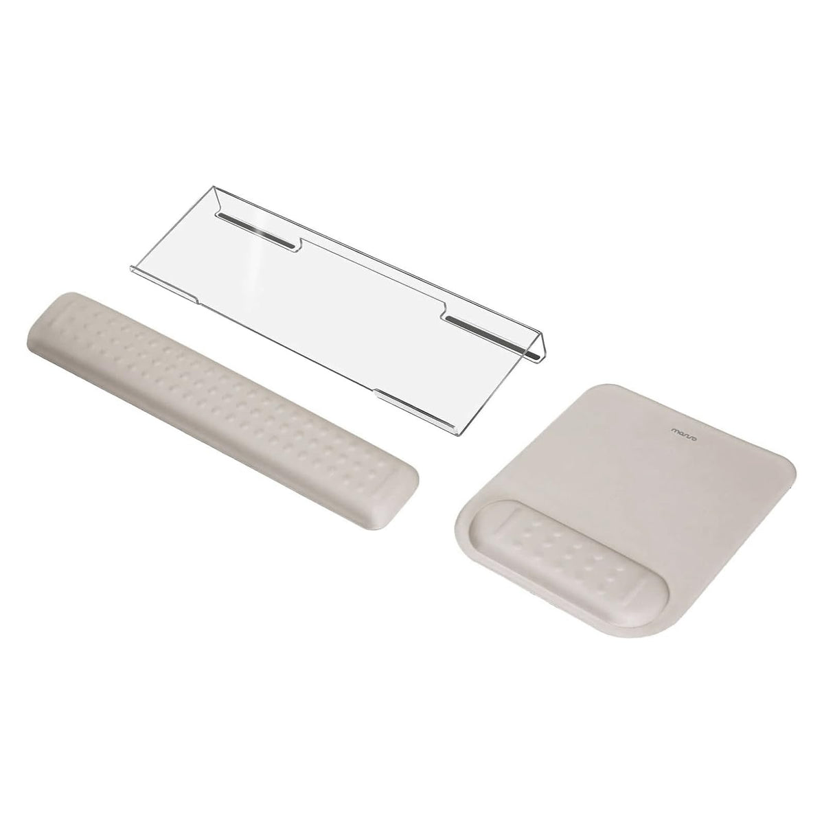 MOSISO Keyboard Stand&Wrist Rest Support for Keyboard &Mouse Pad Set