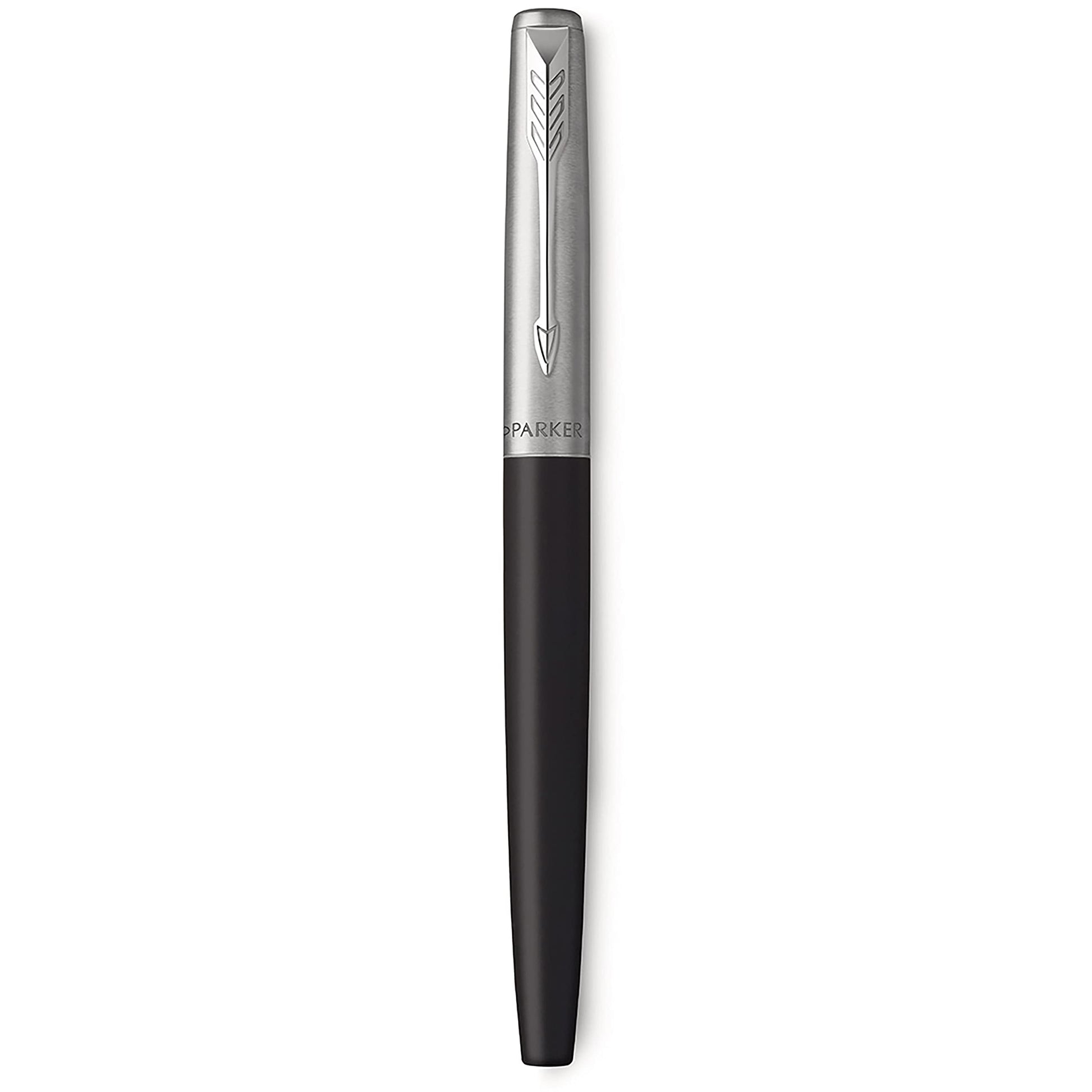 Parker Jotter Fountain Pen | Bond Street Black | Medium Nib Blue Ink | Gift Box