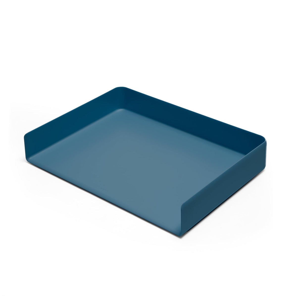 Poppin Stackable Landscape Letter Tray - Modular Lacquer Desk Trays for Office Organization