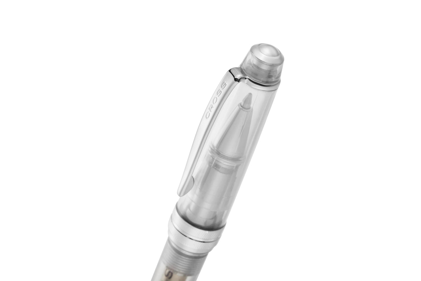 Cross Bailey Light Translucent Clear Ballpoint Pen, Medium Point, Black Ink