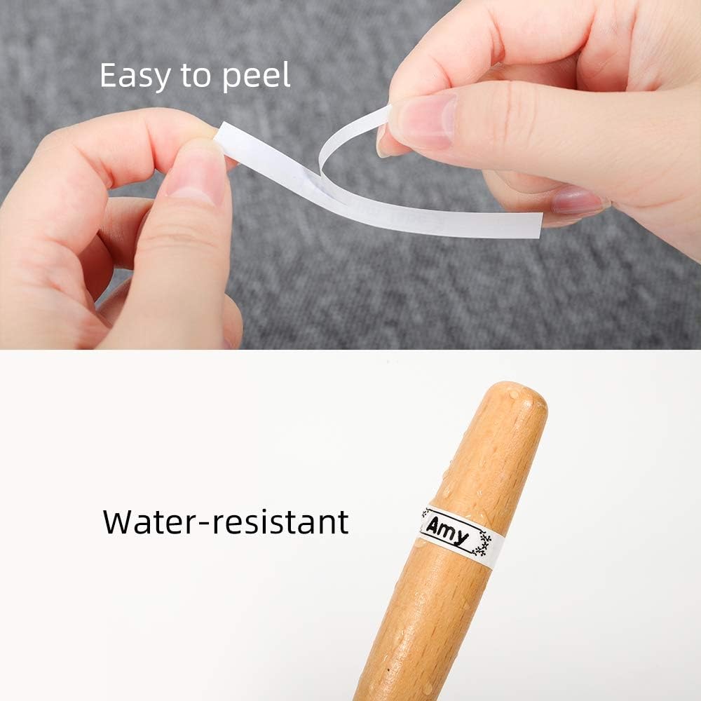 Compatible with Brother P Touch TZe-211 6mm 0.23" Laminated TZ Label Tape