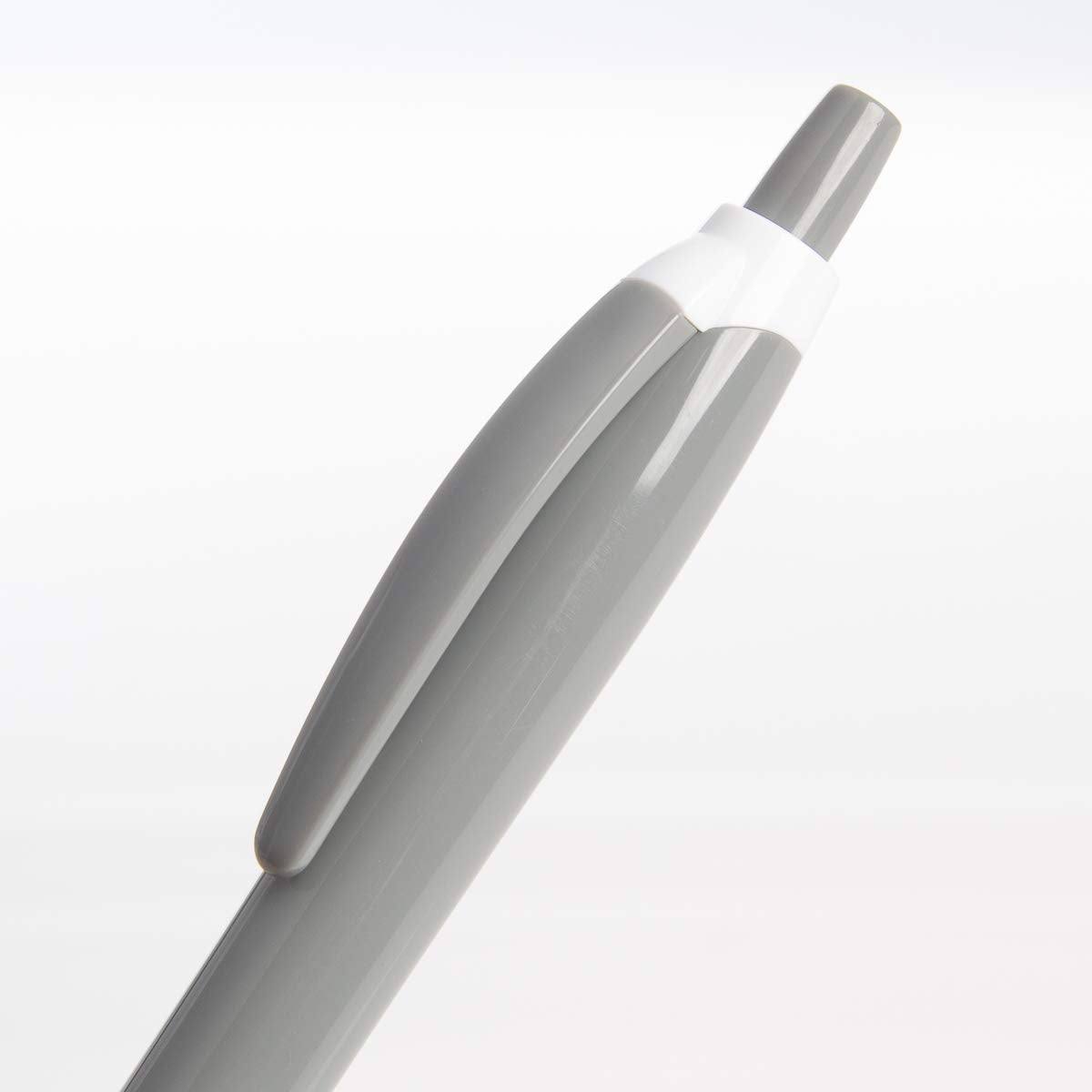 Simply Genius Retractable Ballpoint Pens - 100-Pack, Black Ink, Gray & Black, 1.0mm Medium Point