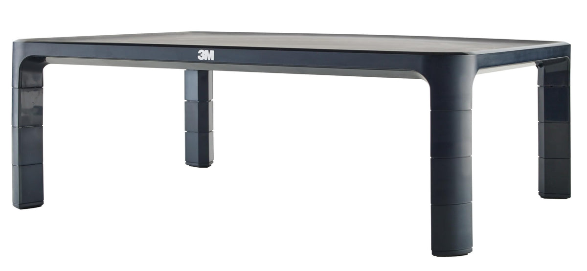 3M Adjustable Computer Monitor Stand, 16 in x 12 in x 13.6 in