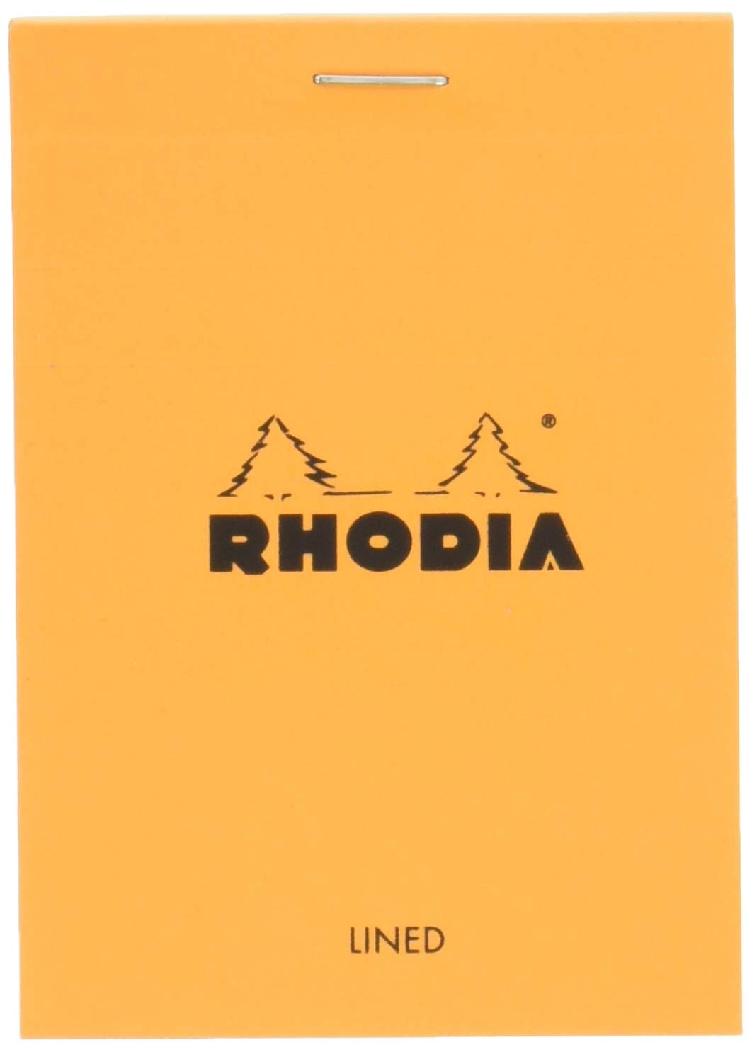 RHODIA cf11600 Notepad No. 11 (A7), Horizontal Ruled, 80 Sheets, Water Repellent Cover, Perforated