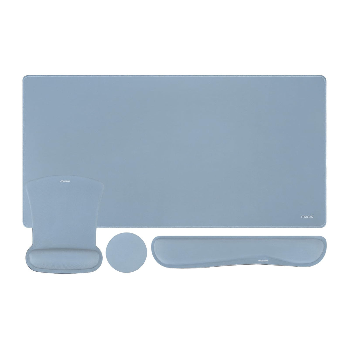 MOSISO Keyboard Mouse Pad Set, Large Gaming Mousepad&Keyboard Wrist Rest