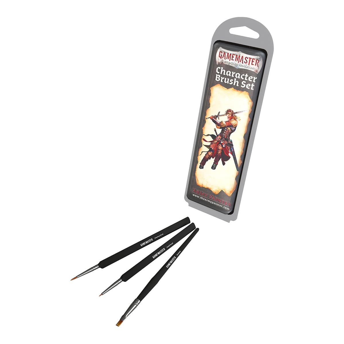 The Army Painter, GameMaster Character Brush Set, 3 brushes
