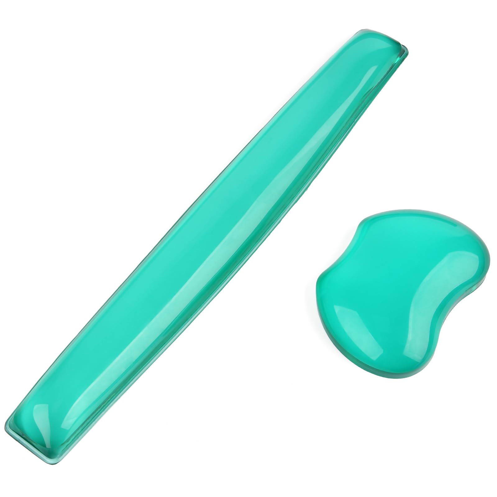 Silicone Gel Keyboard Wrist Rest Set Plus - ABRONDA Keyboard & Mouse Wrist Support Pad Office