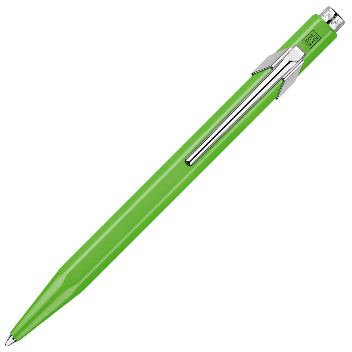 Caran D'ache 849 Pop Line Fluo Yellow-Green Ballpoint Pen (849.730)