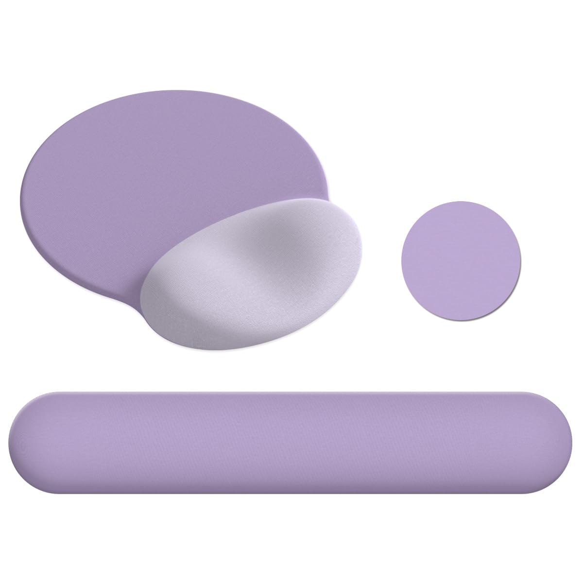 AIMSA Mouse Pad with Wrist Rest Support, Keyboard Wrist Rest Set, Ergonomic Memory Foam Mousepad