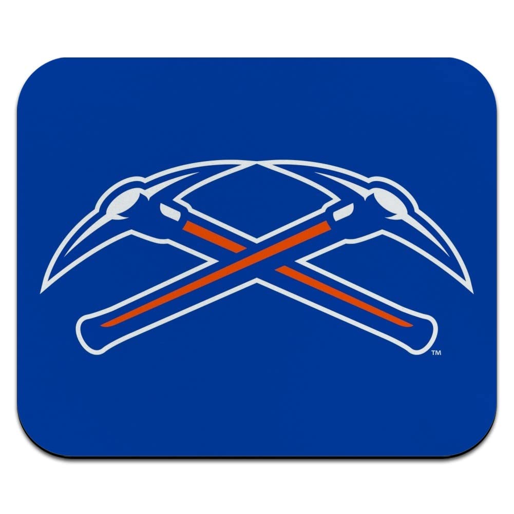 University of, Platteville Primary Logo Low Profile Thin Mouse Pad Mousepad