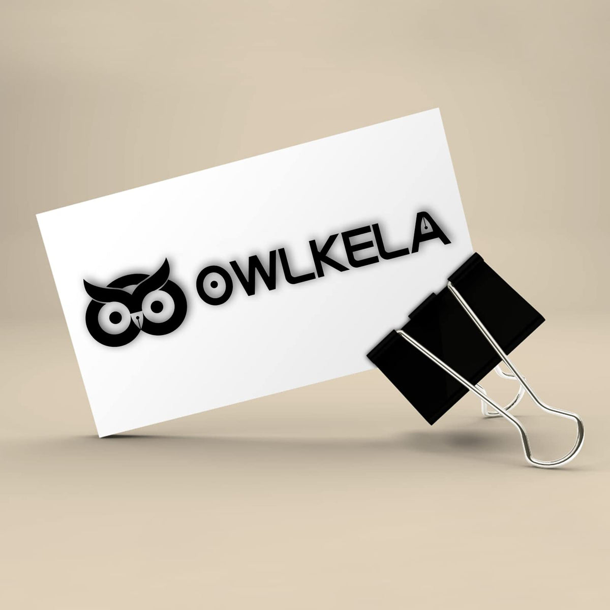 OWLKELA 48 Pcs Paper Binder Clips, 2 inch, Black