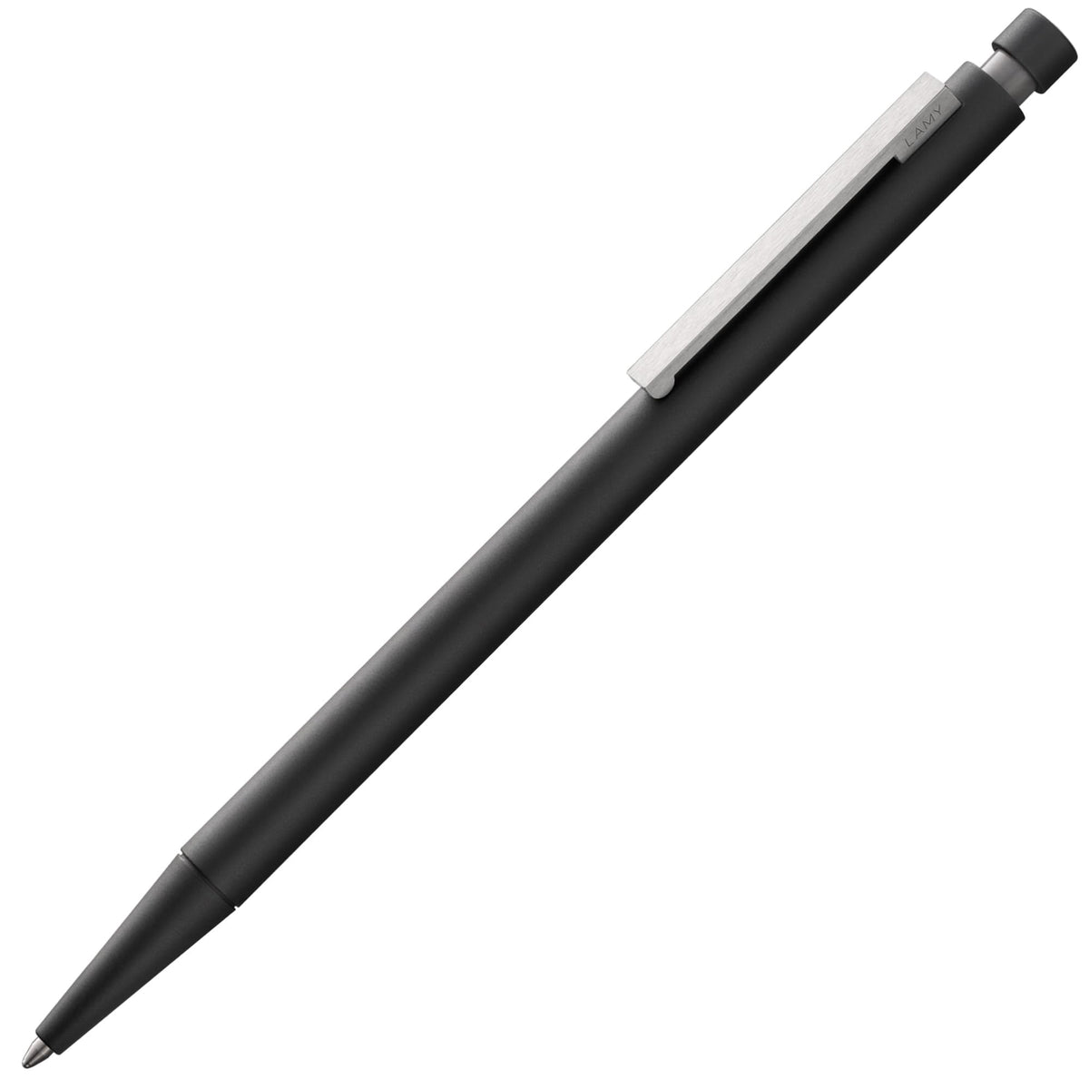 Lamy cp1 black ballpoint pen - minimalist ballpoint pen in elegant metal body - with cushioned