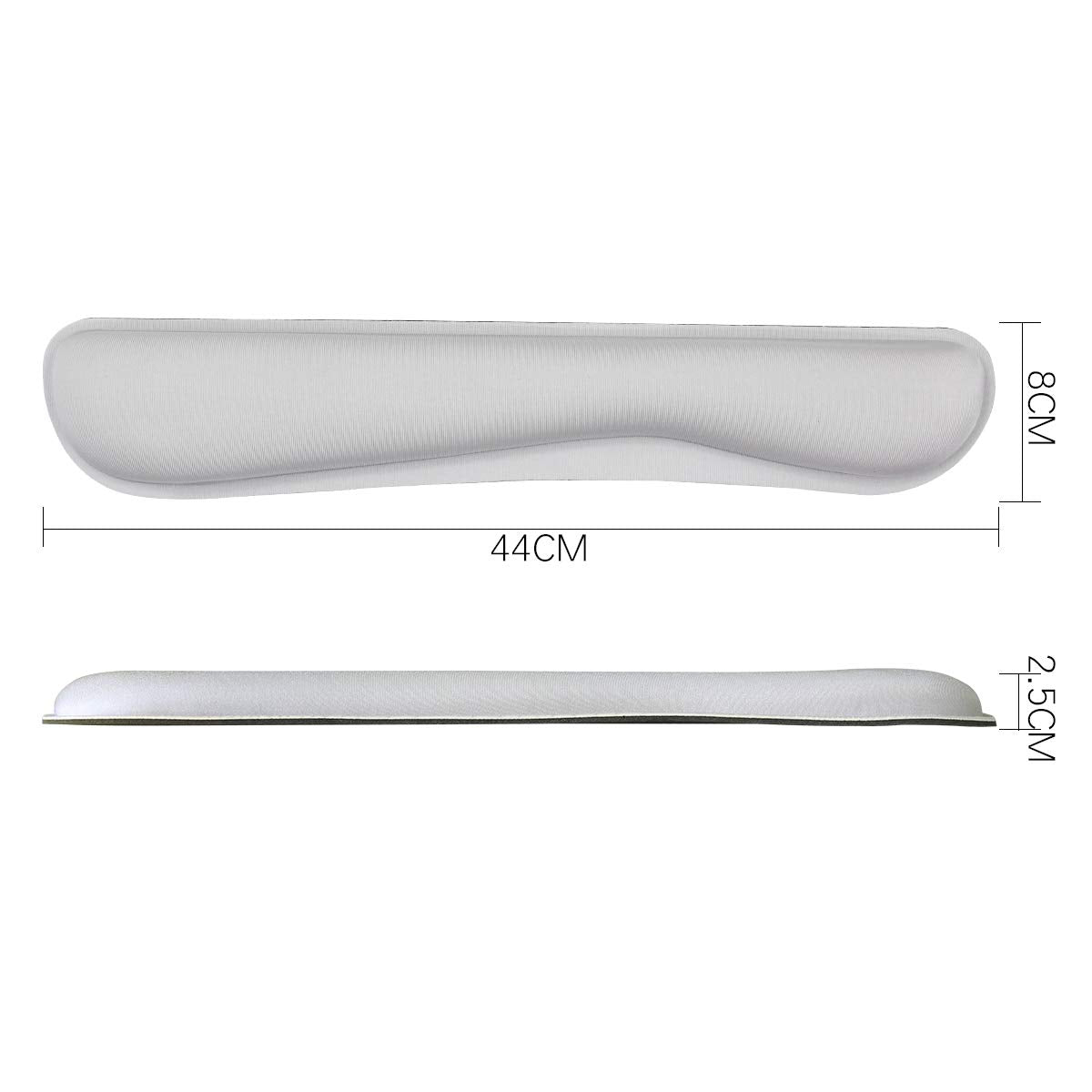 AORTDES Ergonomic Keyboard Mouse Pad Wrist Rest Support Set for Laptop/Computer/Desktop,Memory Foam