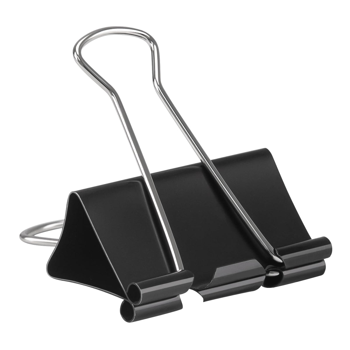 OWLKELA 40 Pack Binder Clips, 2 inch, Black
