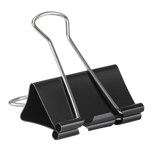 OWLKELA 40 Pack Binder Clips, 2 inch, Black
