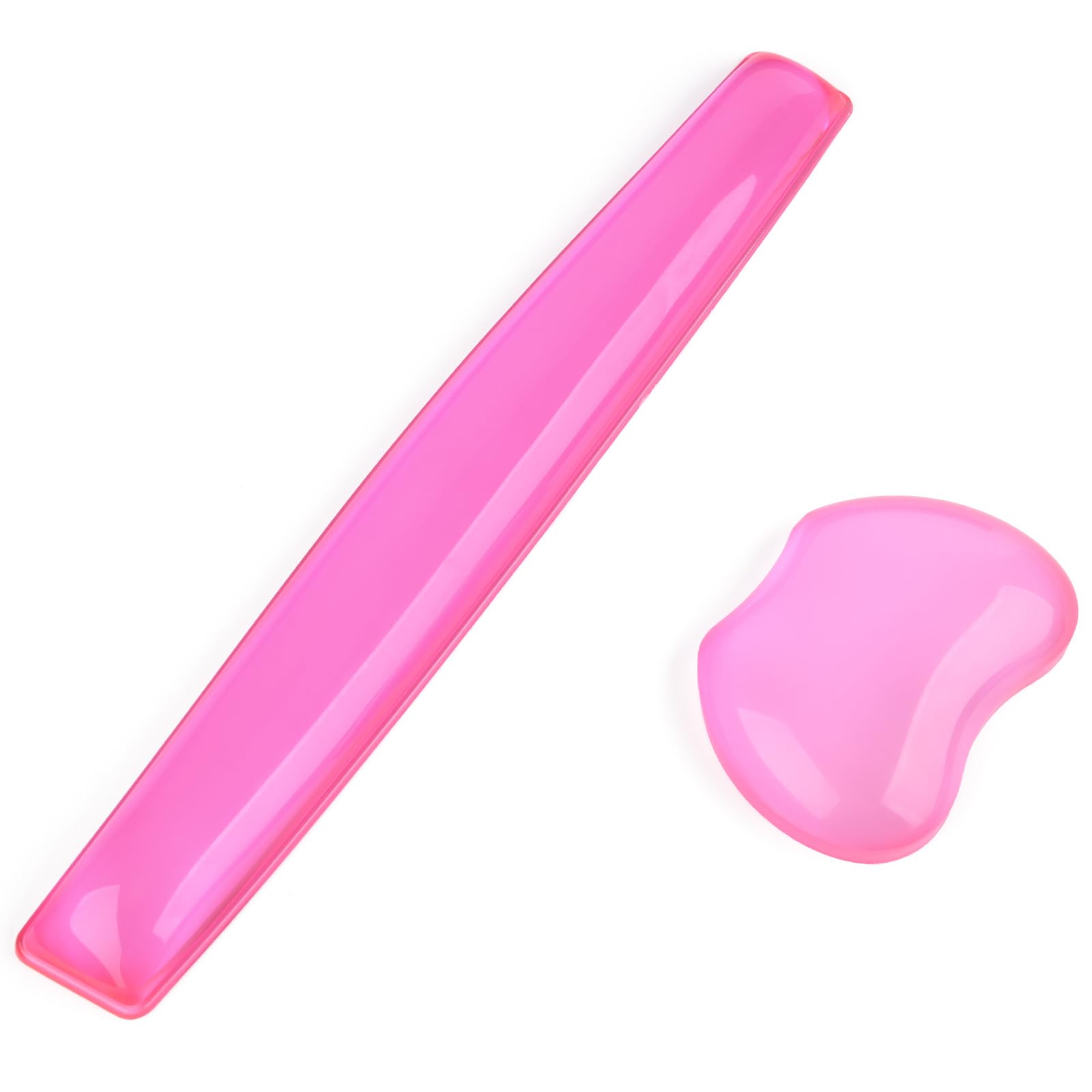Silicone Gel Keyboard Wrist Rest Set Plus Keyboard & Mouse Wrist Support Pad Office, Computer