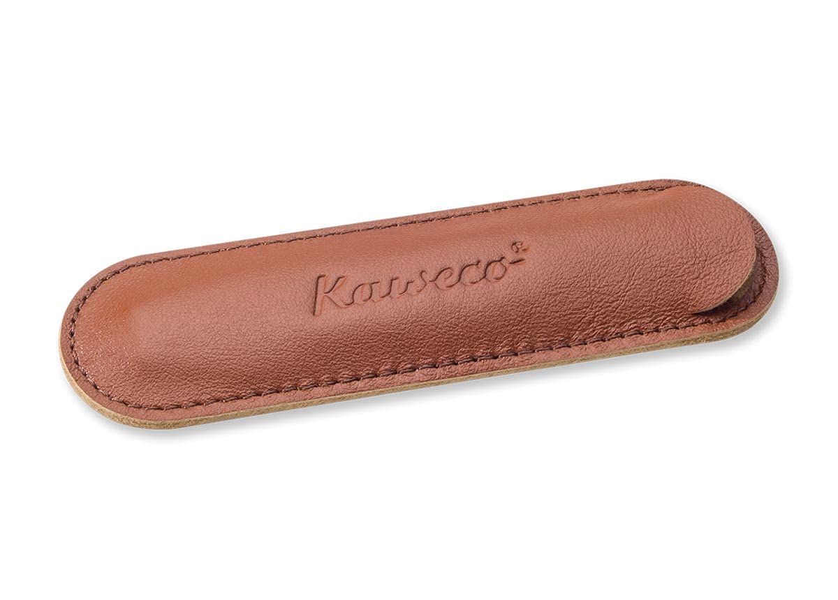 Kaweco Eco Leather 1 Pen Pouch SPORT Brandy I Pencil Case Suitable for The Sport Series I Writing