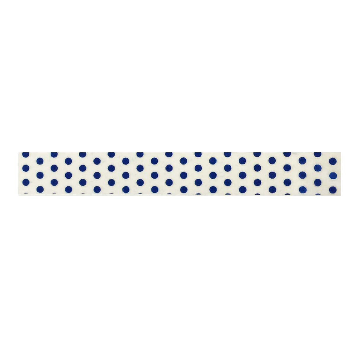 allydrew Decorative Washi Masking Tape, Medium Royal Blue Dots