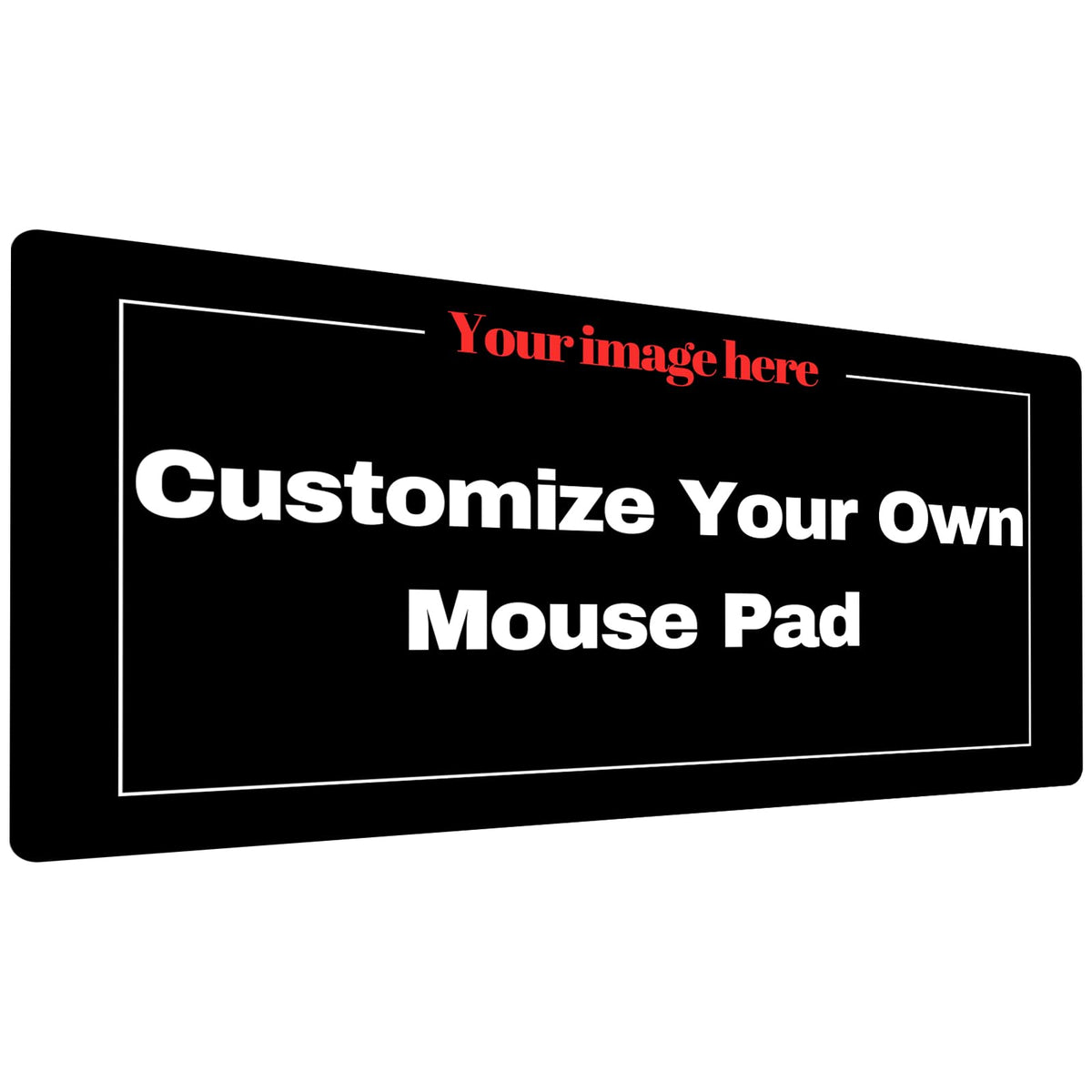 Personalized Mouse Pad XXL with Photo Text Custom Large Gaming Mouse Pad for Office Dorm Gaming