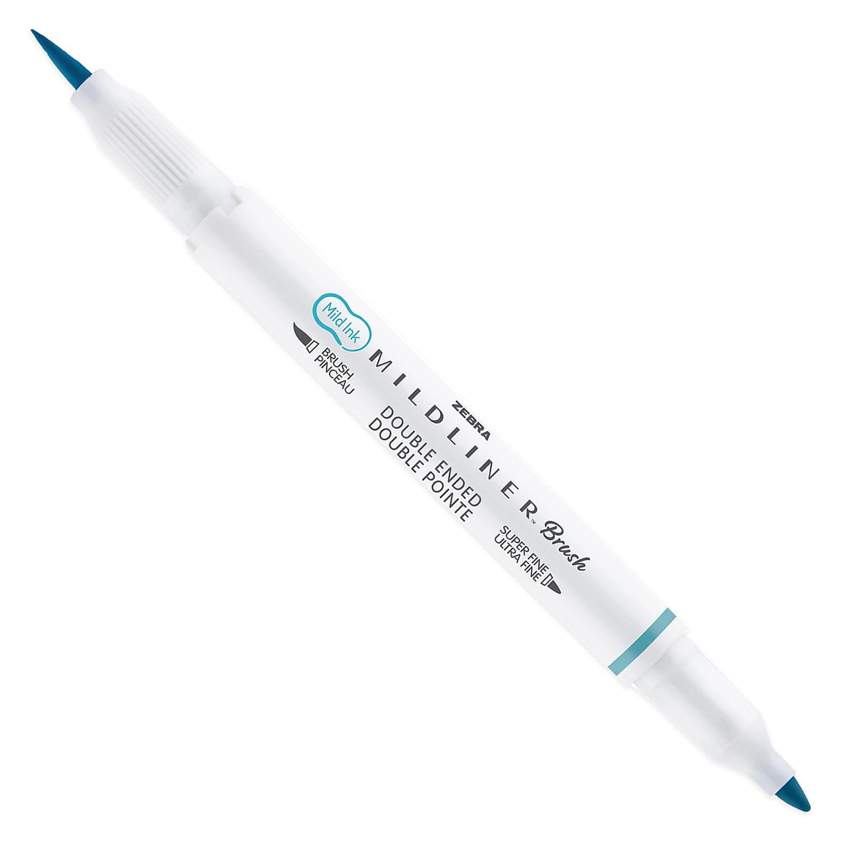 Zebra Pen Mildliner Dual Tip Highlighter Pens - Broad & Fine Tip Double Ended Markers - Pack of