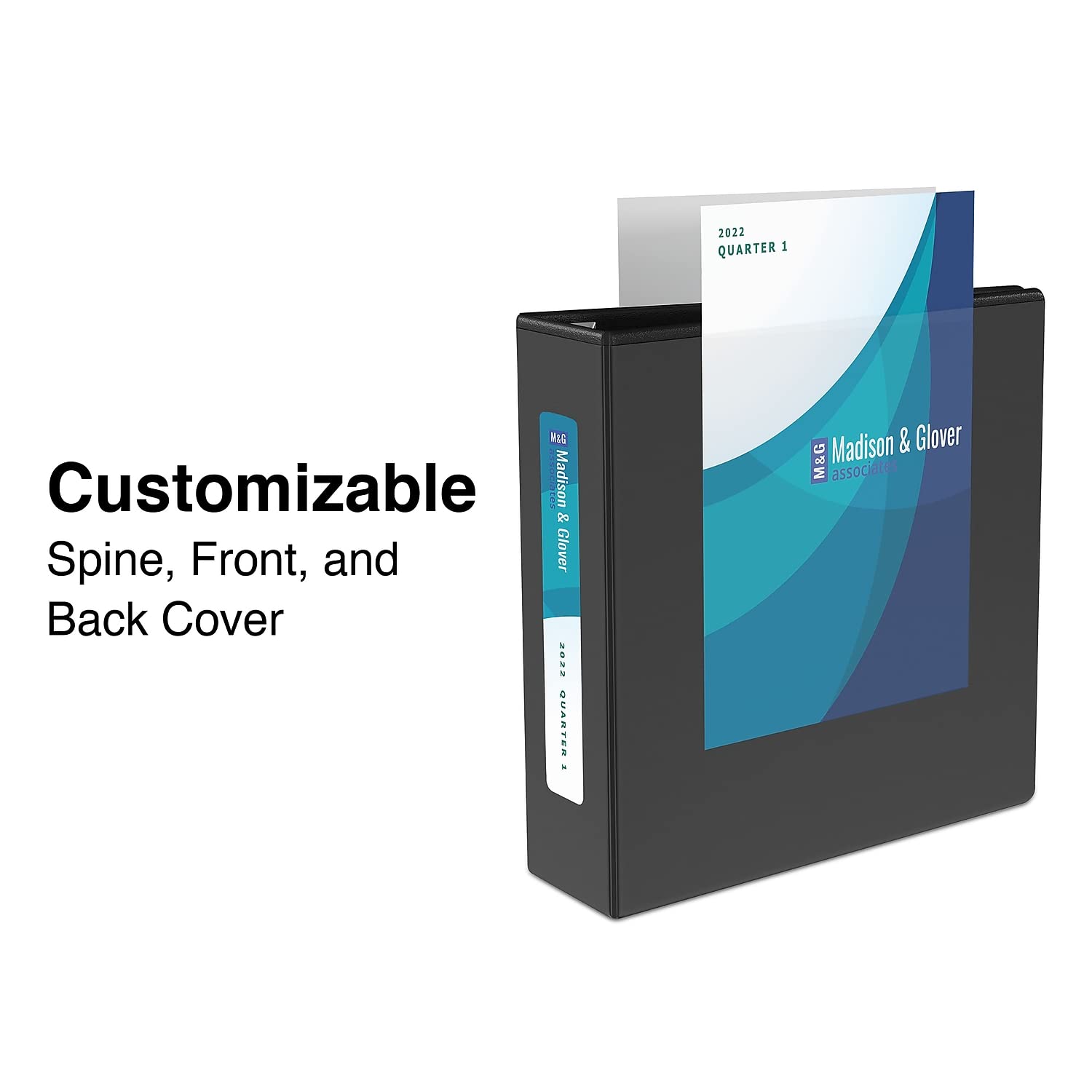 Staples Heavy-Duty 2-Inch 3-Ring View Binder, Black