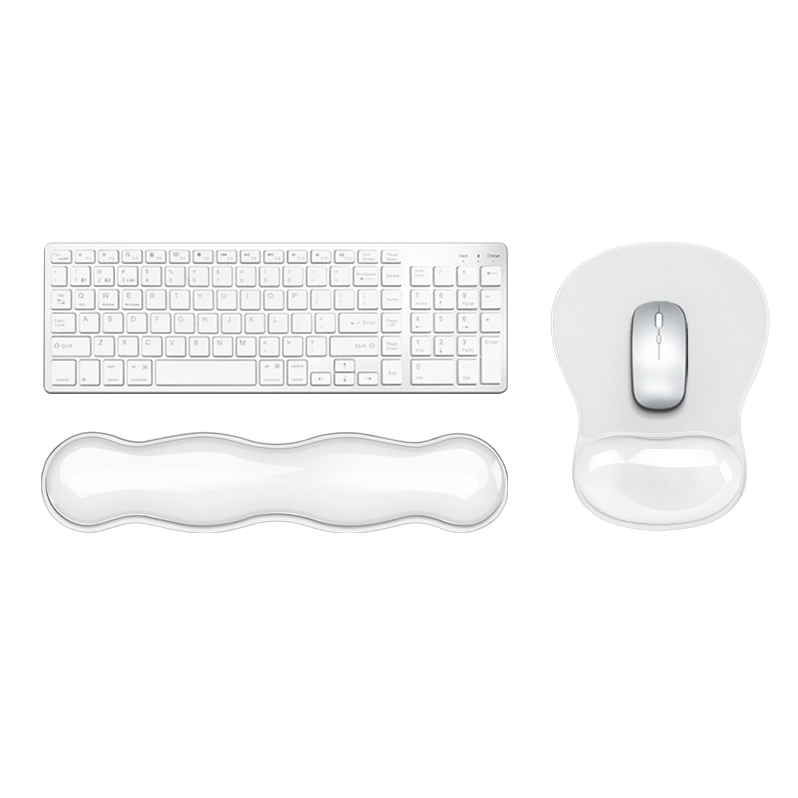 Gel Keyboard & Mouse Wrist Rest Set, Ergonomic Keyboard and Mouse Pad with Wrist Support Typing