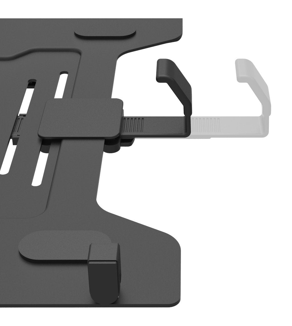 ICY BOX IB-MSA101-LH Interior Black – Stand (Portable, Indoor, Black, Passive Holder, Steel, 280 mm)