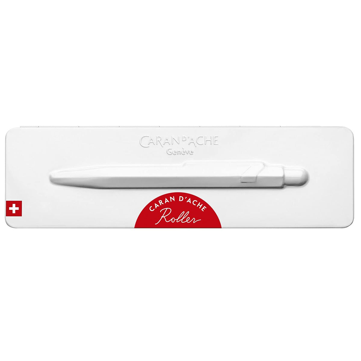 Caran d'Ache Rollerball Pen, 849, Matte Red, Slim Pack