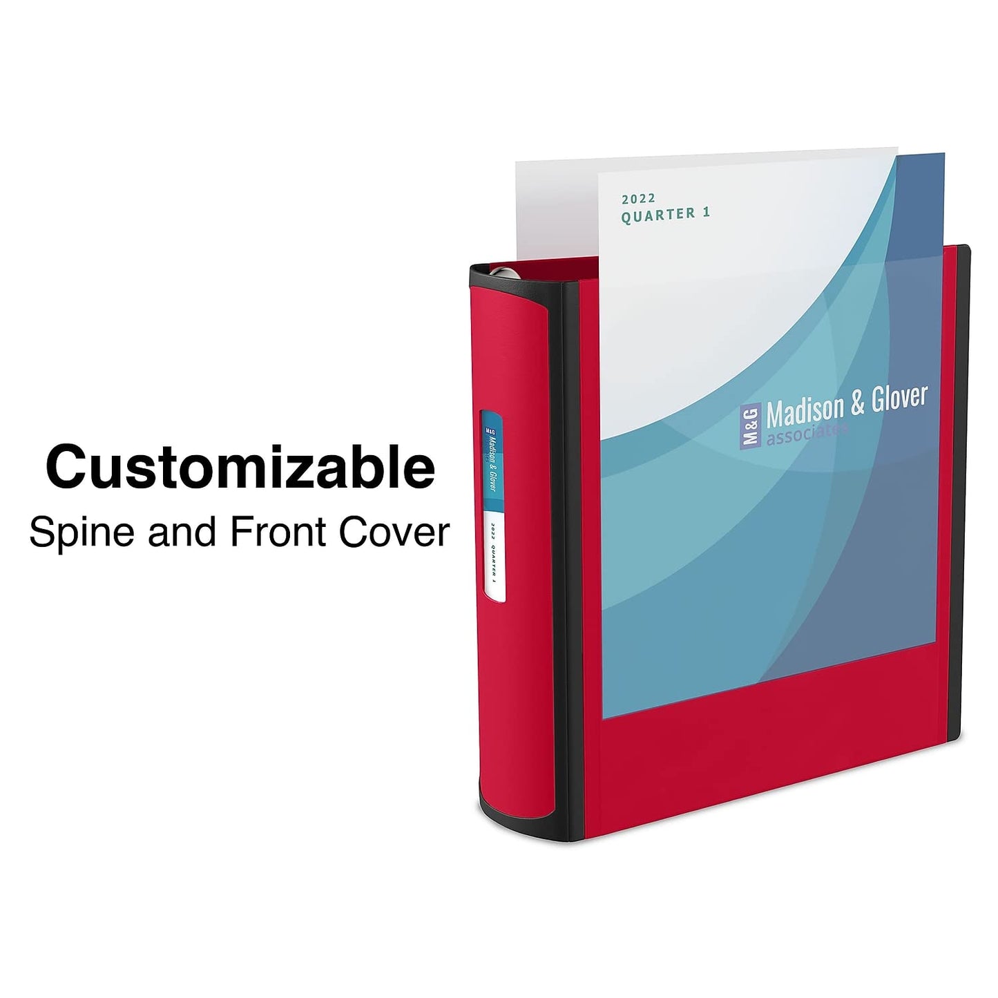 Staples Better Binder, 2 Inch D-Ring, Red, 540 Sheets, 2-Pack