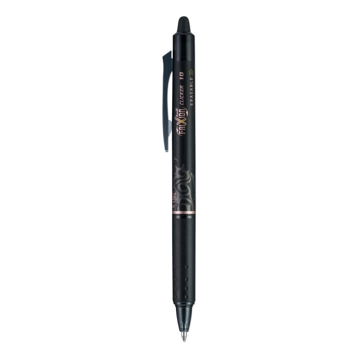 PILOT FriXion Clicker Erasable Gel Pens, Black Ink, 12-Pack