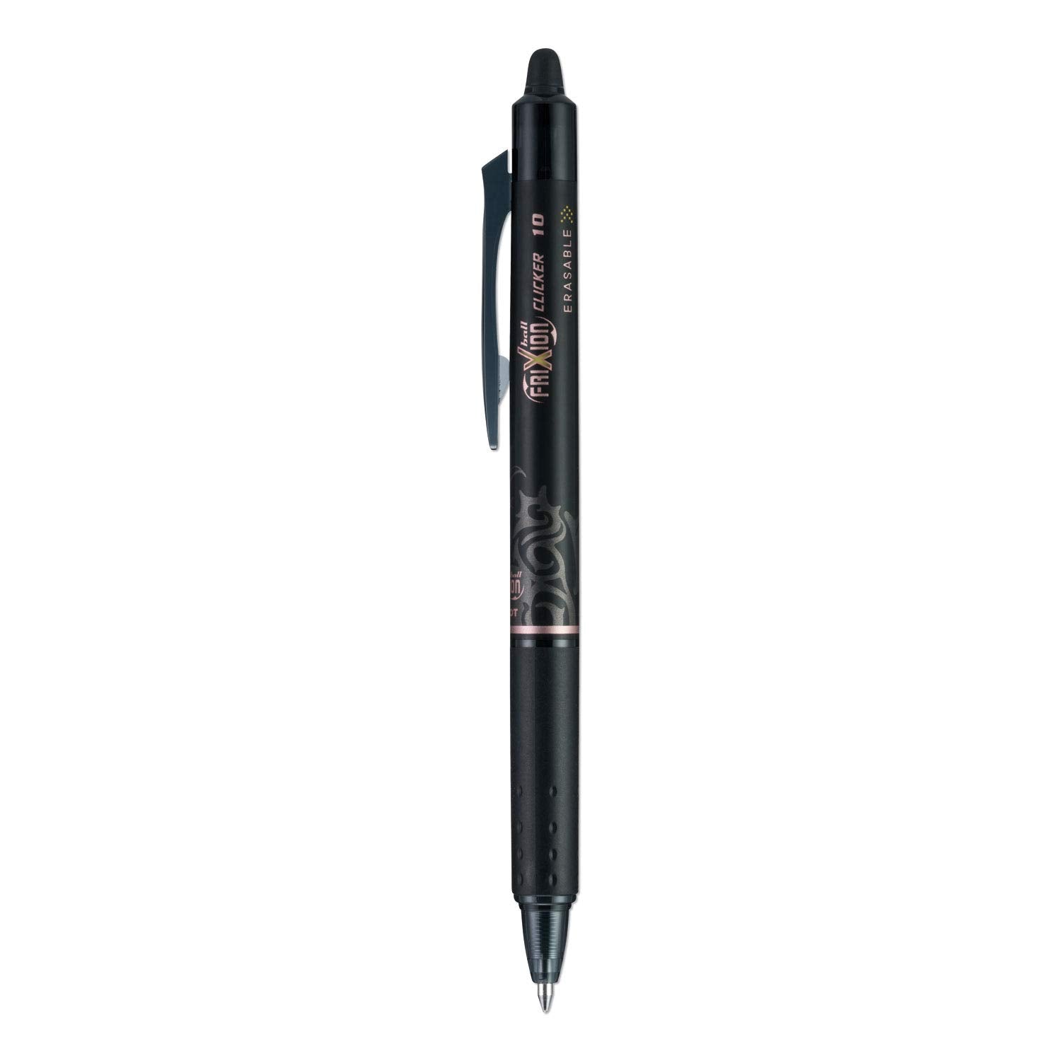 PILOT FriXion Clicker Erasable Gel Pens, Black Ink, 12-Pack