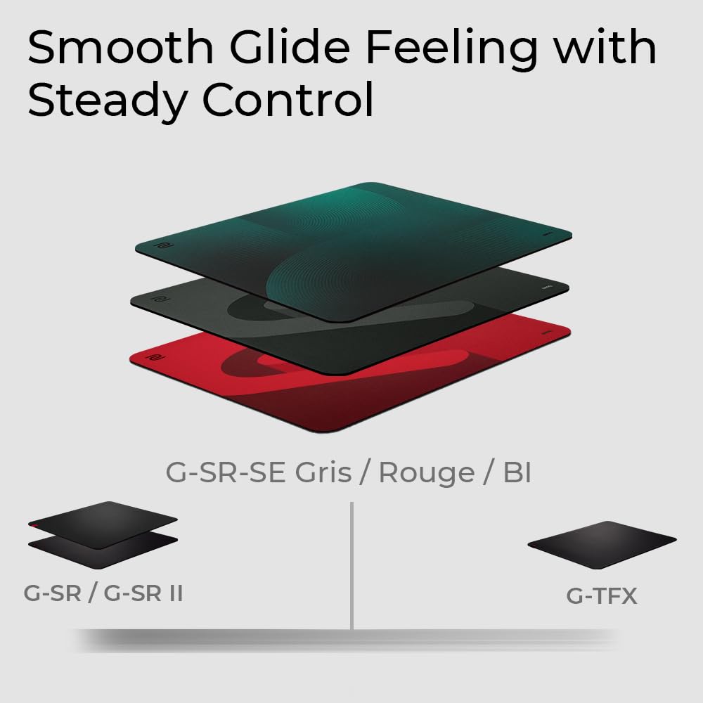 BenQ G-SR-SE Bi Large Esports Gaming Mouse Pad, Humidity Resistance Color Cloth, Smooth Glide